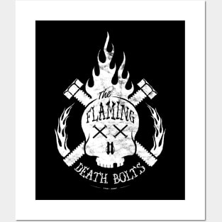 Flaming Death Bolts Posters and Art